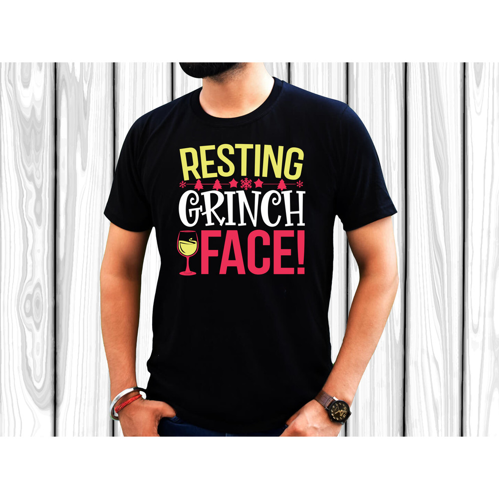 Resting Grinch Face T Shirt Design 1