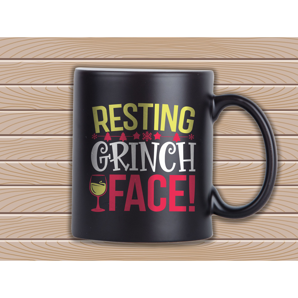 Resting Grinch Face T Shirt Design 2