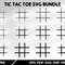 Tic Tac Toe Svg Bundle 0
