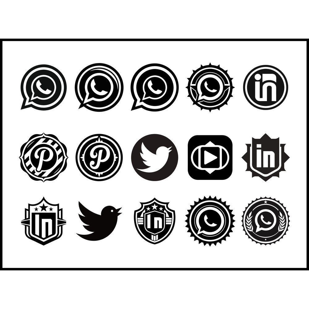 Social Media Icons Svg 1
