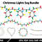 Christmas Lights Svg Bundle 0