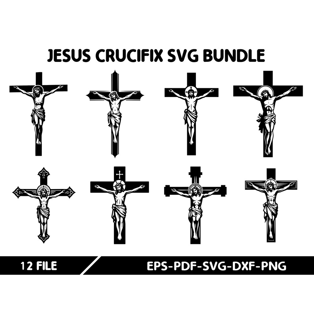 Jesus Crucifix SVG T Shirt 0