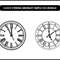 Clock Striking Midnight Simple SVG Bundle 2