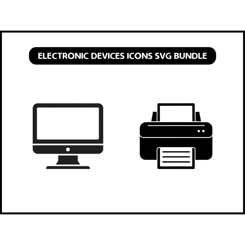 Electronic Devices Icons Svg 2