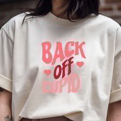 back off cupid t shirt design