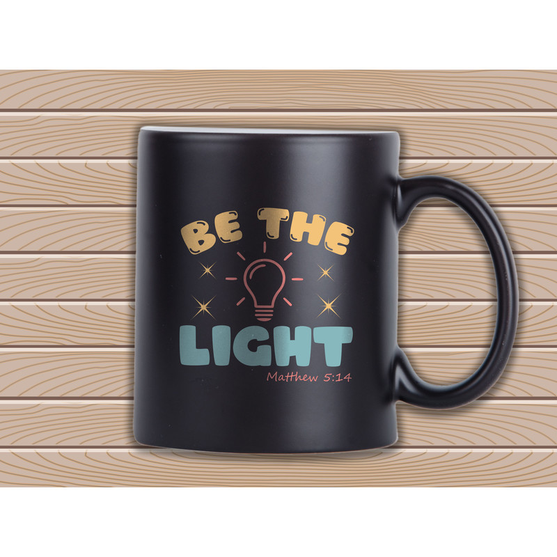 Be The Light T Shirt Design 2