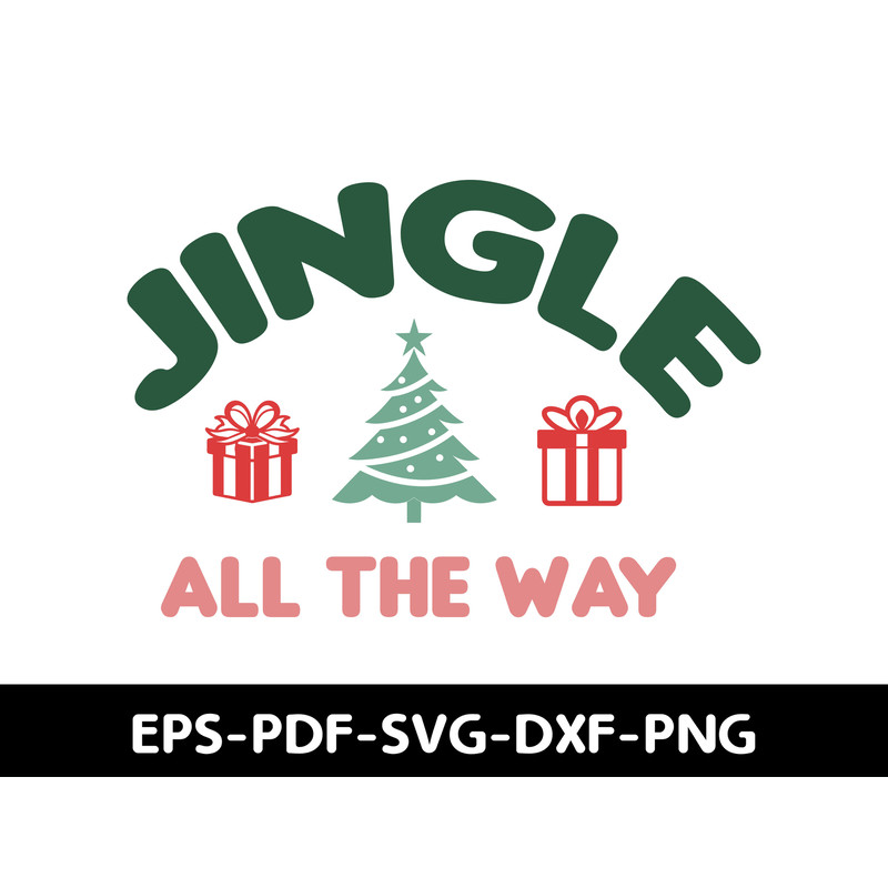 Jingle All The Way T Shirt Design 0