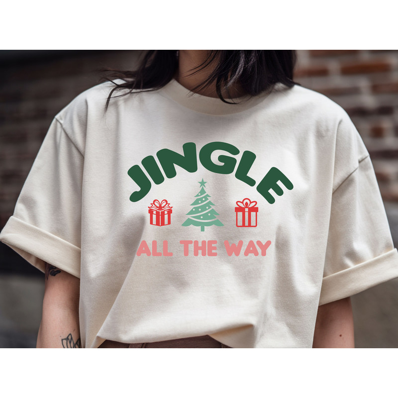 Jingle All The Way T Shirt Design 1