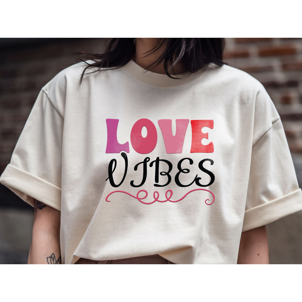 Love Vibes T Shirt Design 0