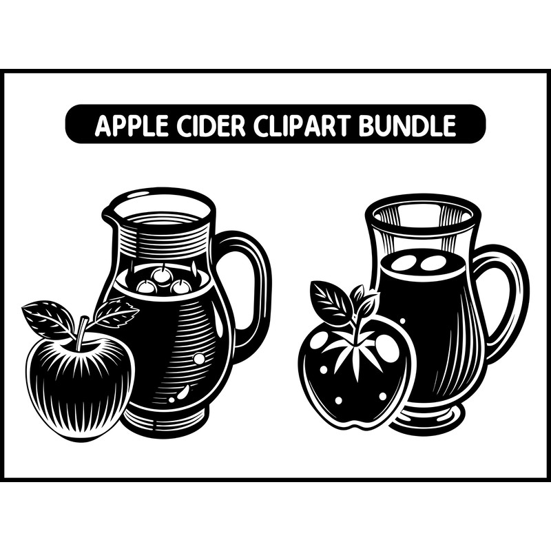 Apple Cider Clipart Bundle 2