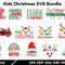 Kids Christmas SVG Bundle 0