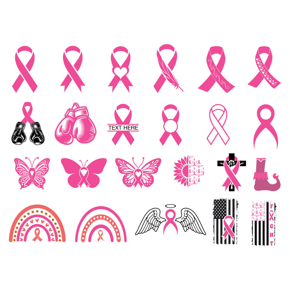 Breast Cancer SVG Bundle 1