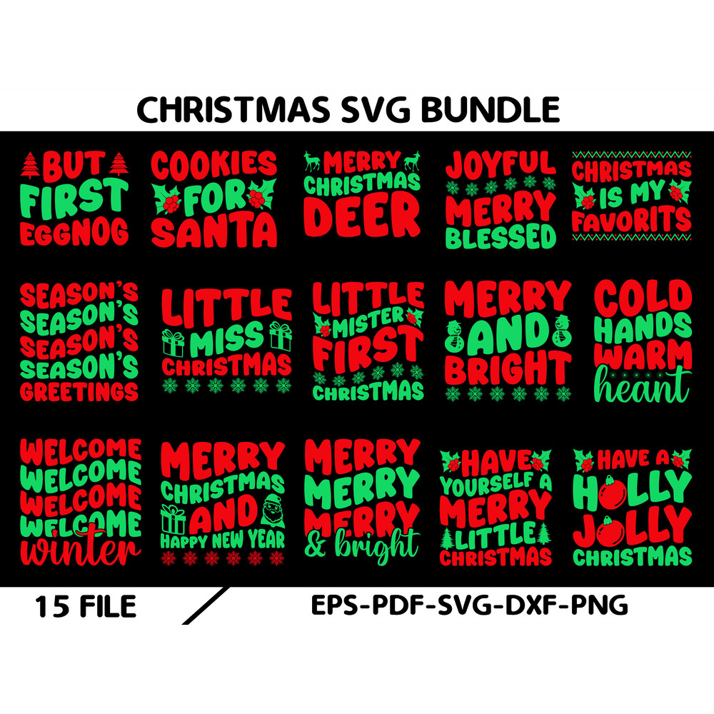 Christmas SVG Bundl 0