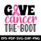 Give Cancer The Boot T Shirt Design 2