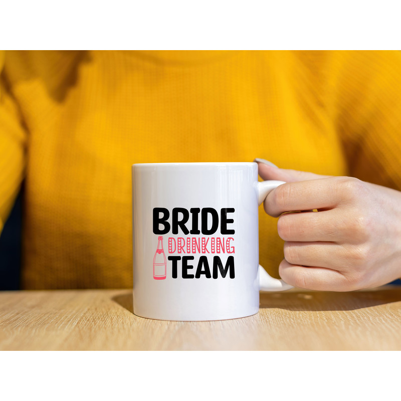 Bride Drinking Team T Shirt Design 2