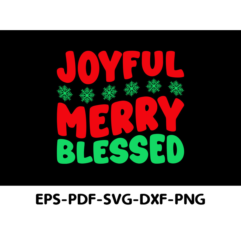 Joyful Merry Blessed 1