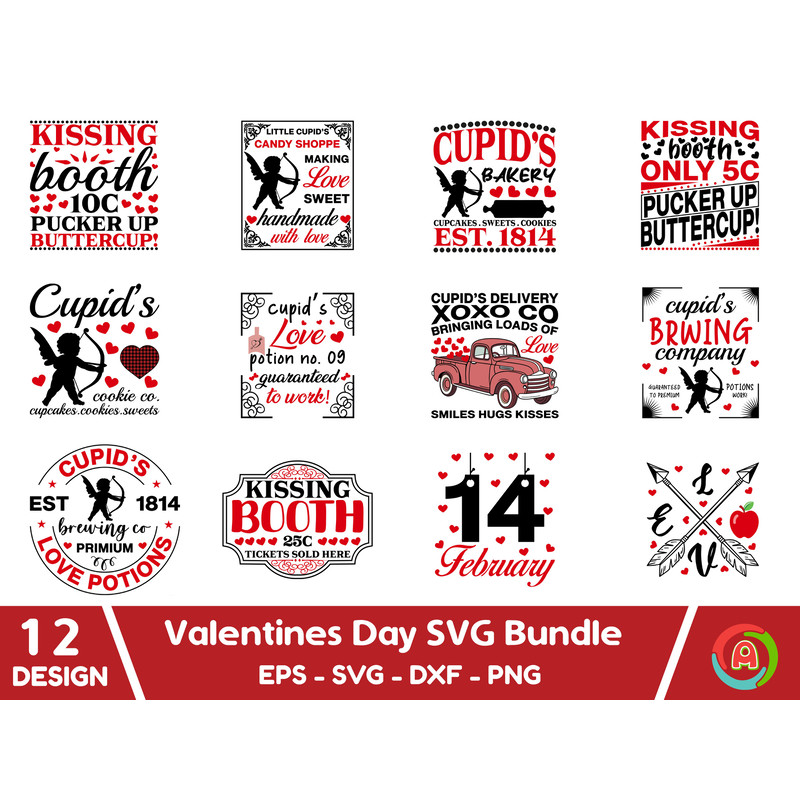 Valentines Day SVG Bundle 0