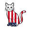 4th July Cat Svg 0
