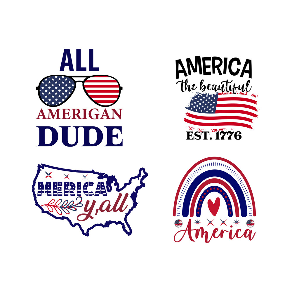 4th Of July SVG Design 0