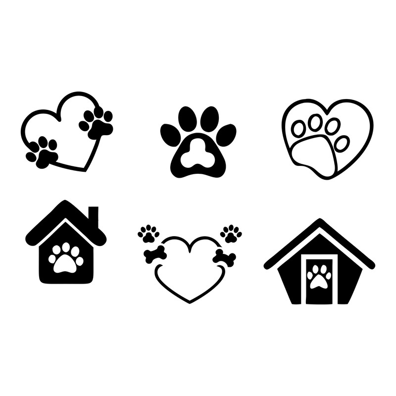 Paw Print Svg Bundle 1