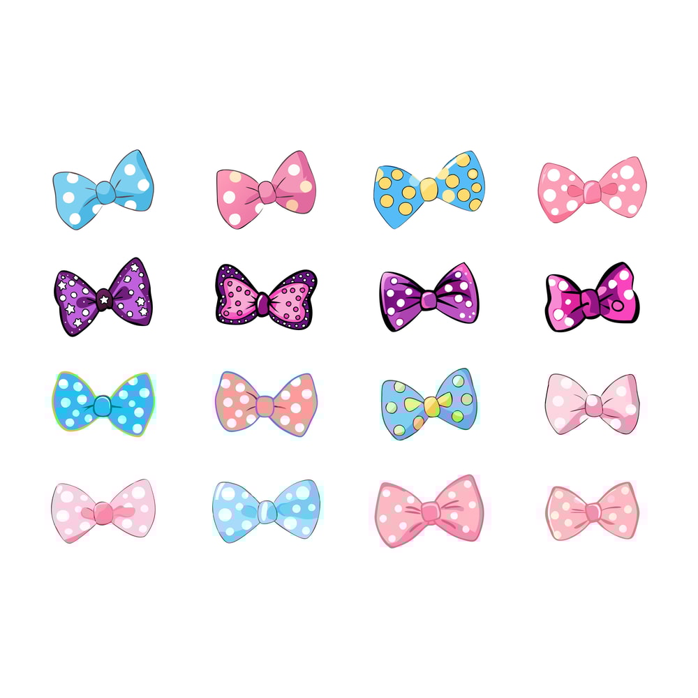 Cute Bow Bundle Svg 0