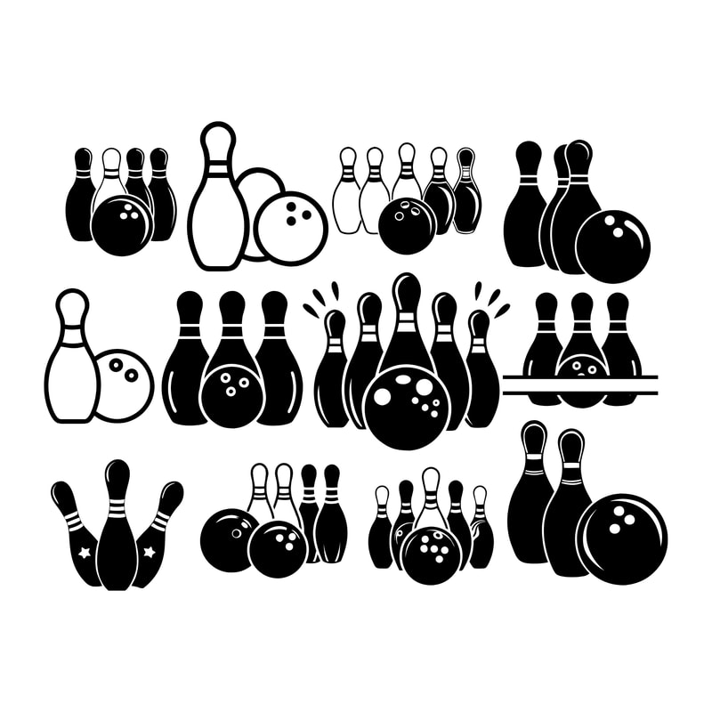 Bowling Svg Bundle 0