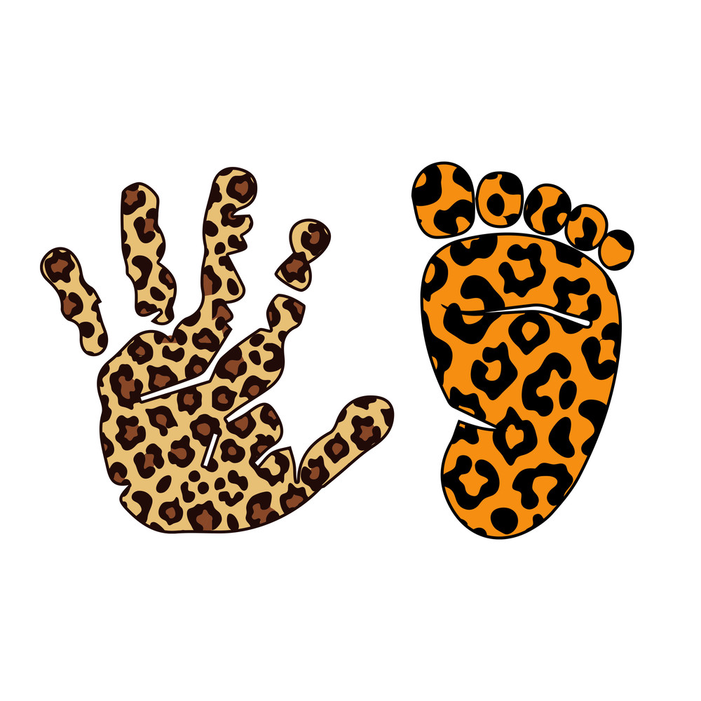 Leopard Print Baby Feet 0