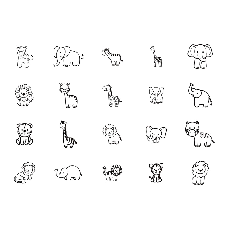 Safari Animals Svg Bundle 0