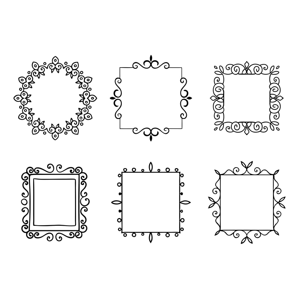 Hand Drawn Ornamental Frame 0