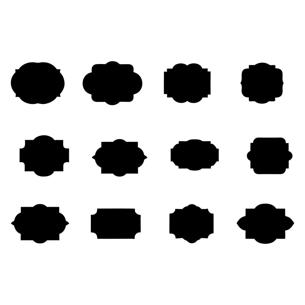 Label Shapes Svg 1