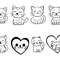 Cat Svg Heart Hand Svg Bundle 1