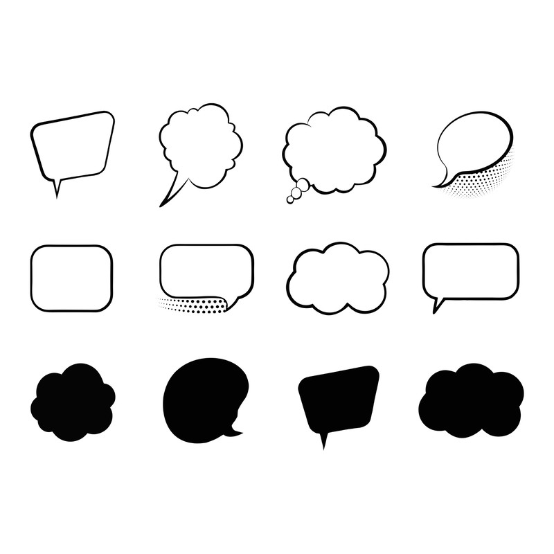 Comic Speech Bubble 0