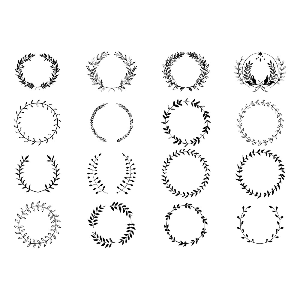 Monogram Svg And Alphabet Svg Bundle 1