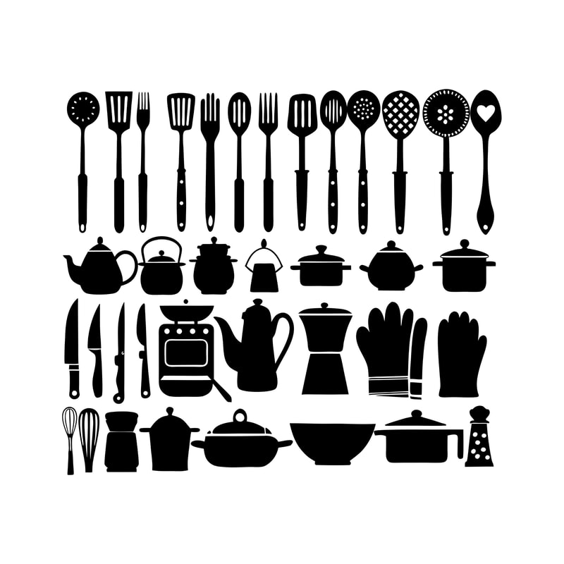 Kitchen Utensils SVG Bundle 0