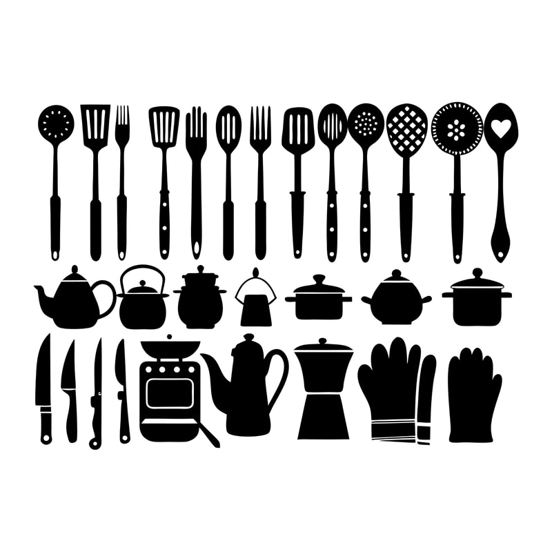 Kitchen Utensils SVG Bundle 1