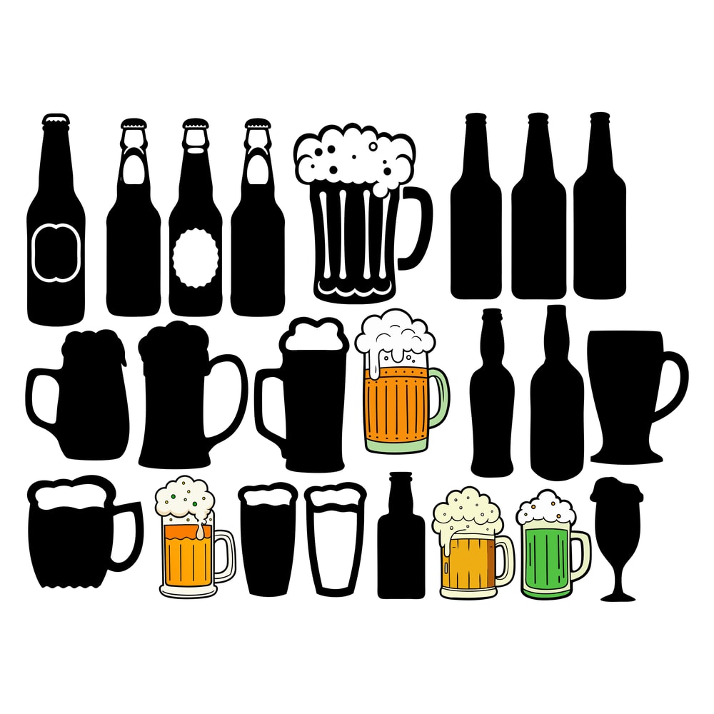 Beer Silhouette Bundle 0