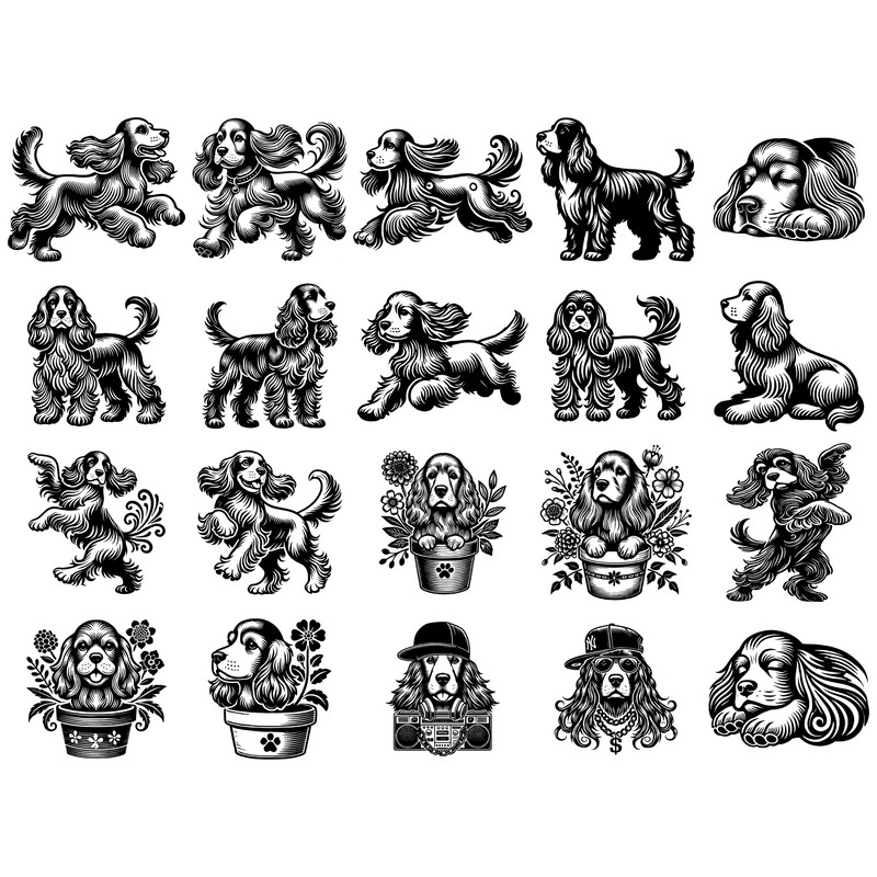 Cocker Spaniel Bundle 1