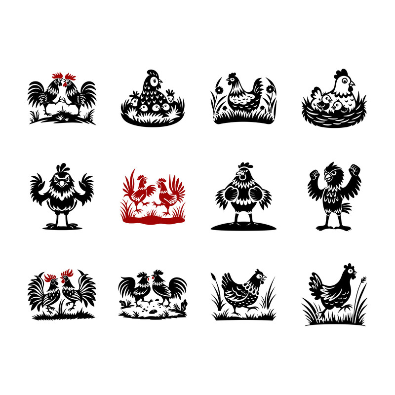 Chicken SVG Bundle 0