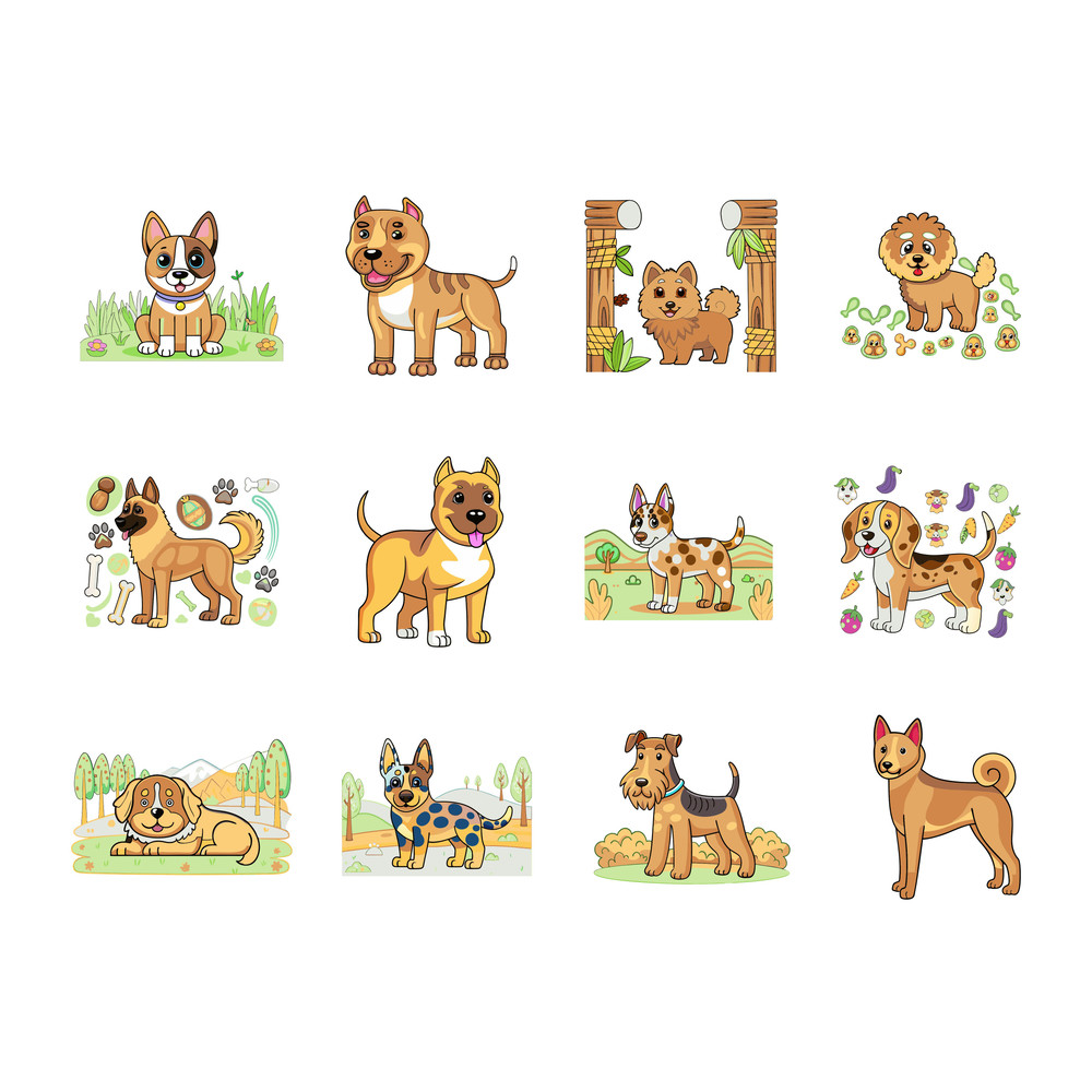 Cut Dog Svg Bundle 0
