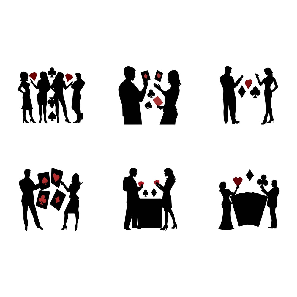 Playing Cards Silhouette SVG Bundle 1
