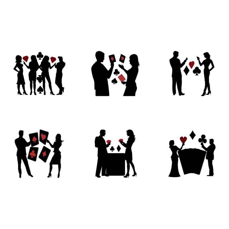Playing Cards Silhouette SVG Bundle 1