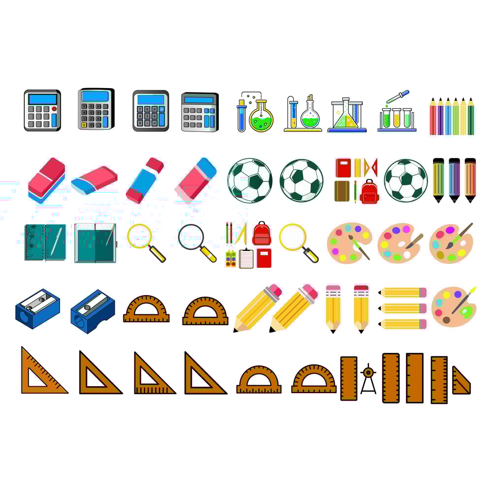 School Supplies SVG Bundle 0