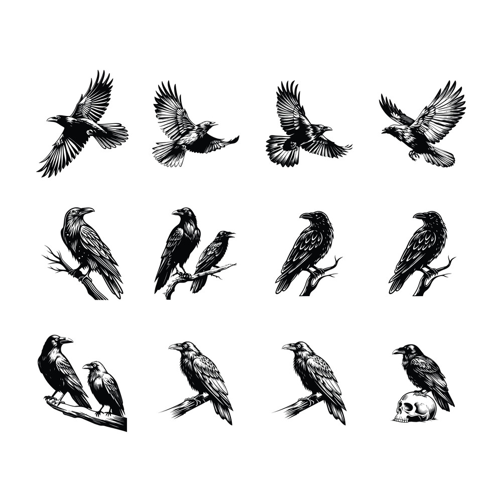 Crow Svg Bundle 0