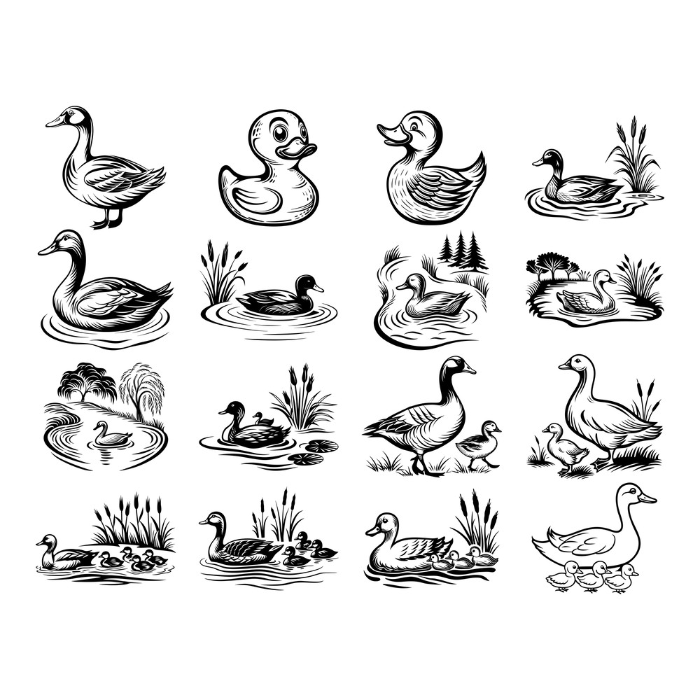Duck Svg Bundle 0