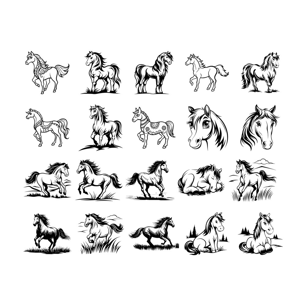 Horse Svg Bundle 0
