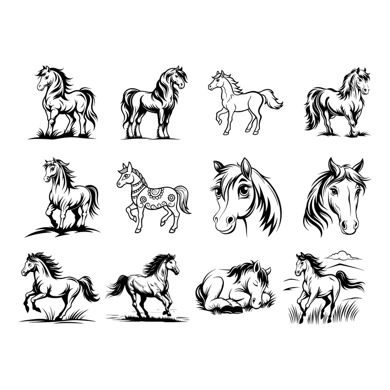 Horse Svg Bundle 1