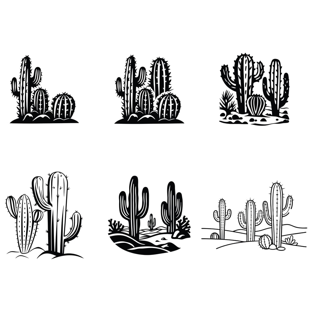 Cactus Svg Bundle 1