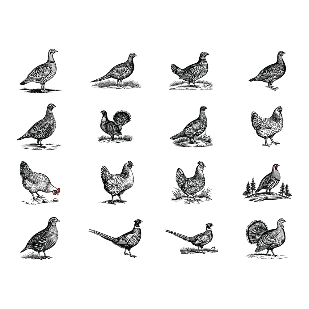 Game Bird Svg Bundle 0