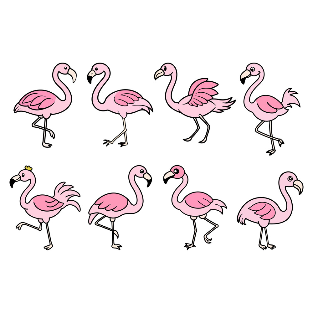 Cute Flamingo Bundle 1