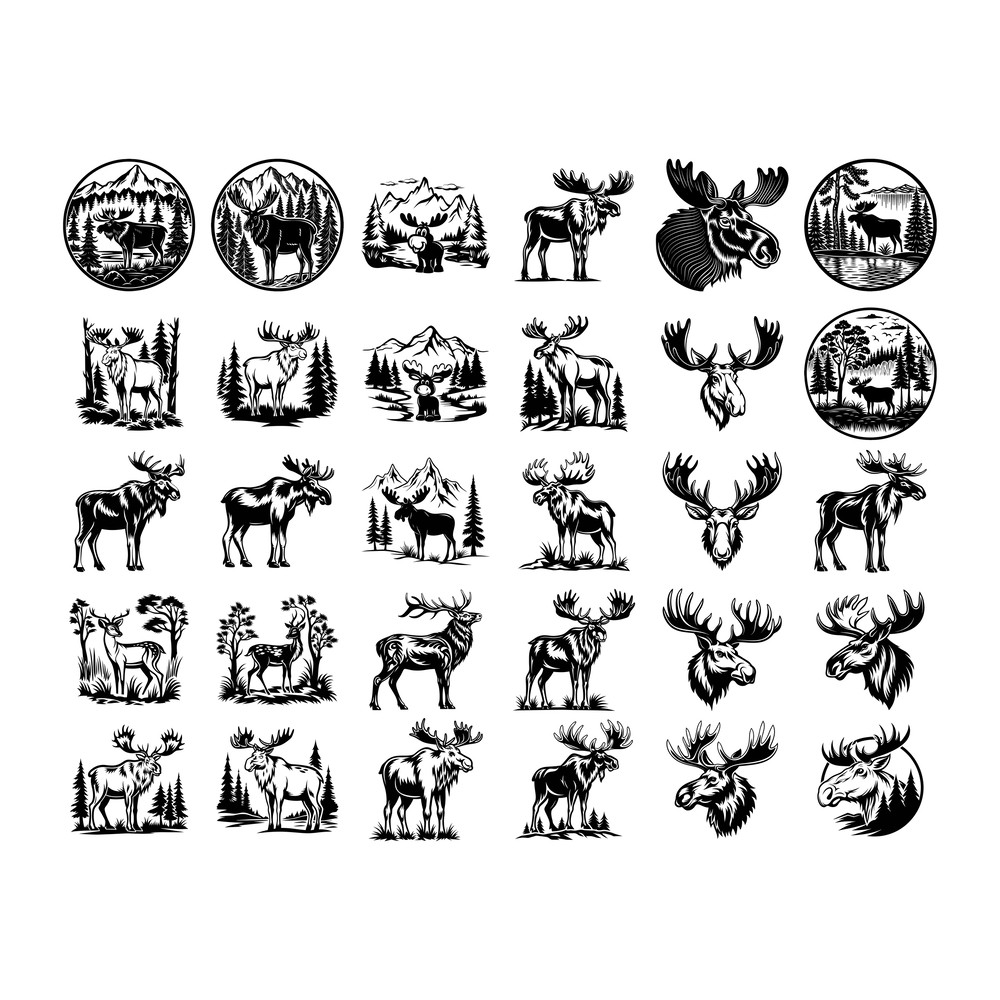 Moose SVG Bundle 0